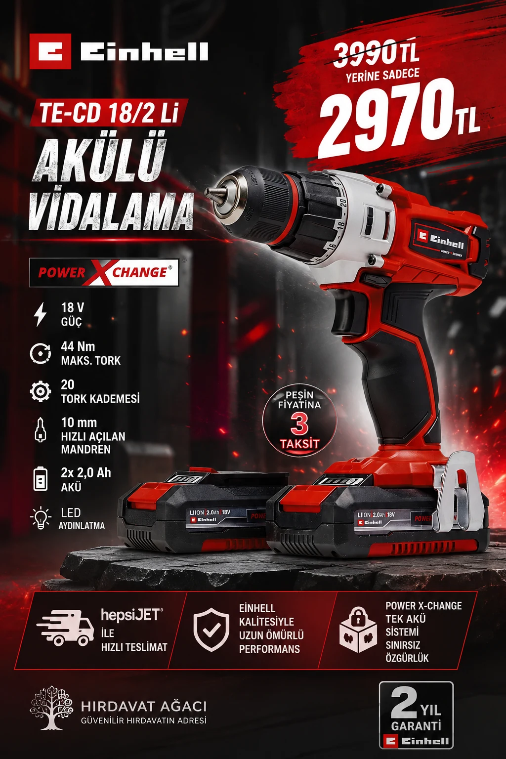 Einhell referans tasarım