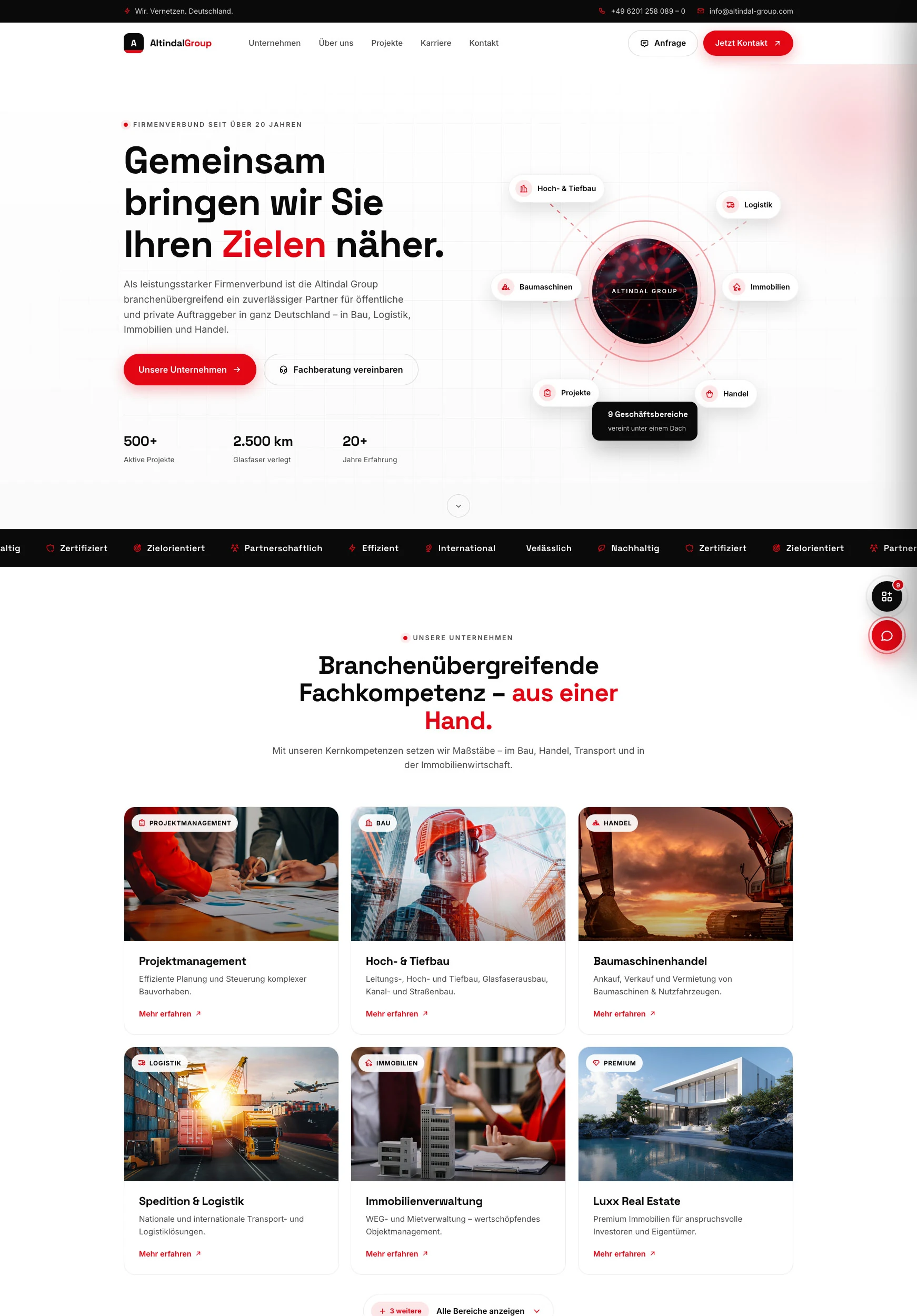 Altindal - Kurumsal Website